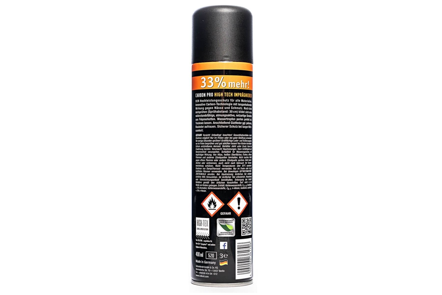 Impregnační sprej Collonil Carbon Pro – 400 ml