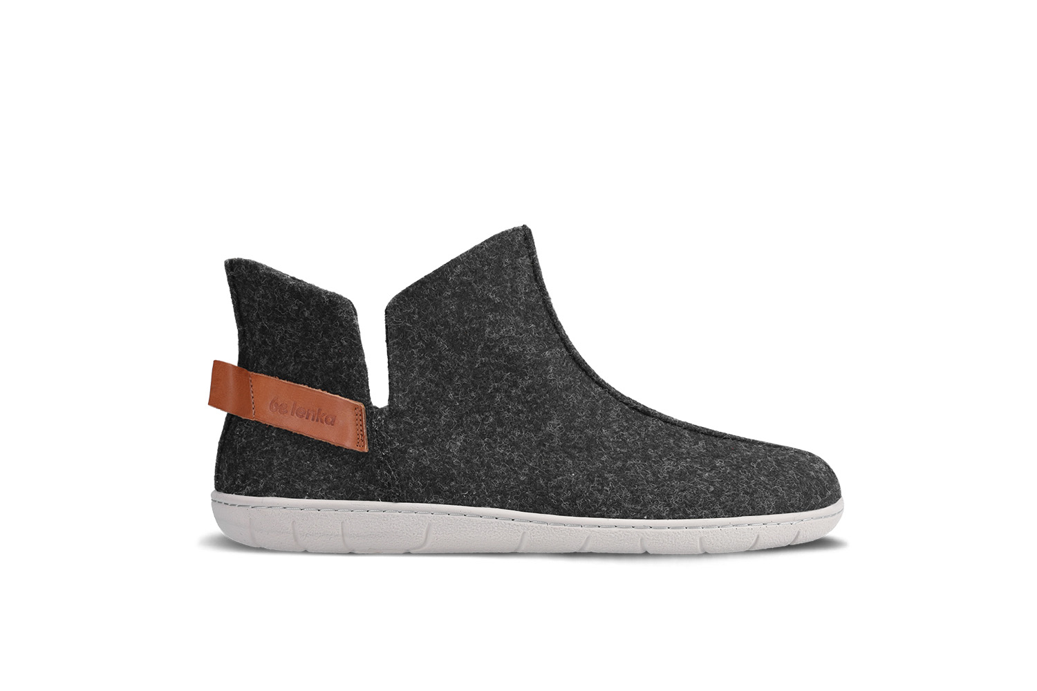 Barefoot papuče Be Lenka Chillax - Ankle-cut - Black