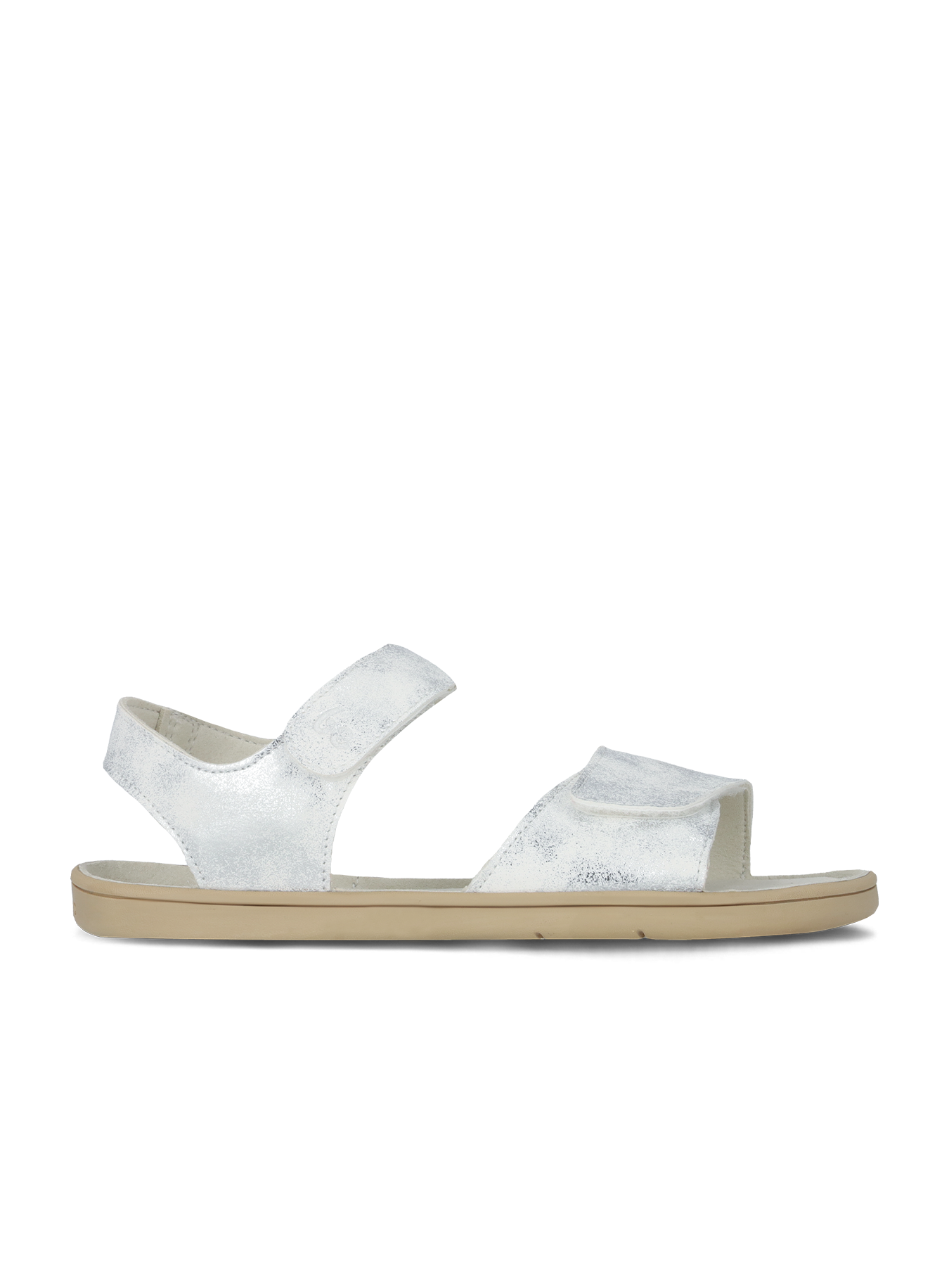 Dětské barefoot sandály Be Lenka Miami Kids - Off - White Sparkle