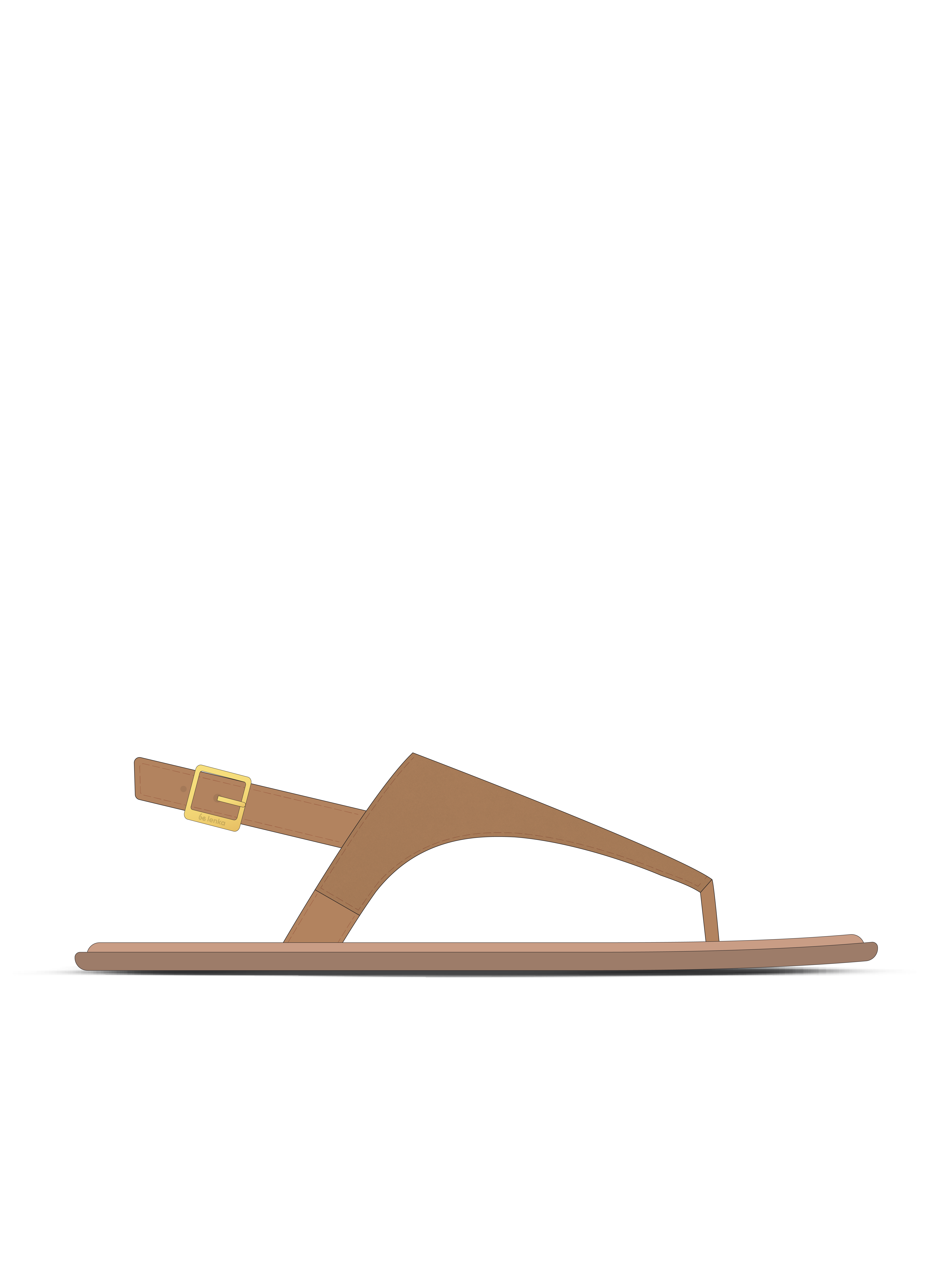 Barefoot sandály Be Lenka Promenade 2.0 - Dark Brown