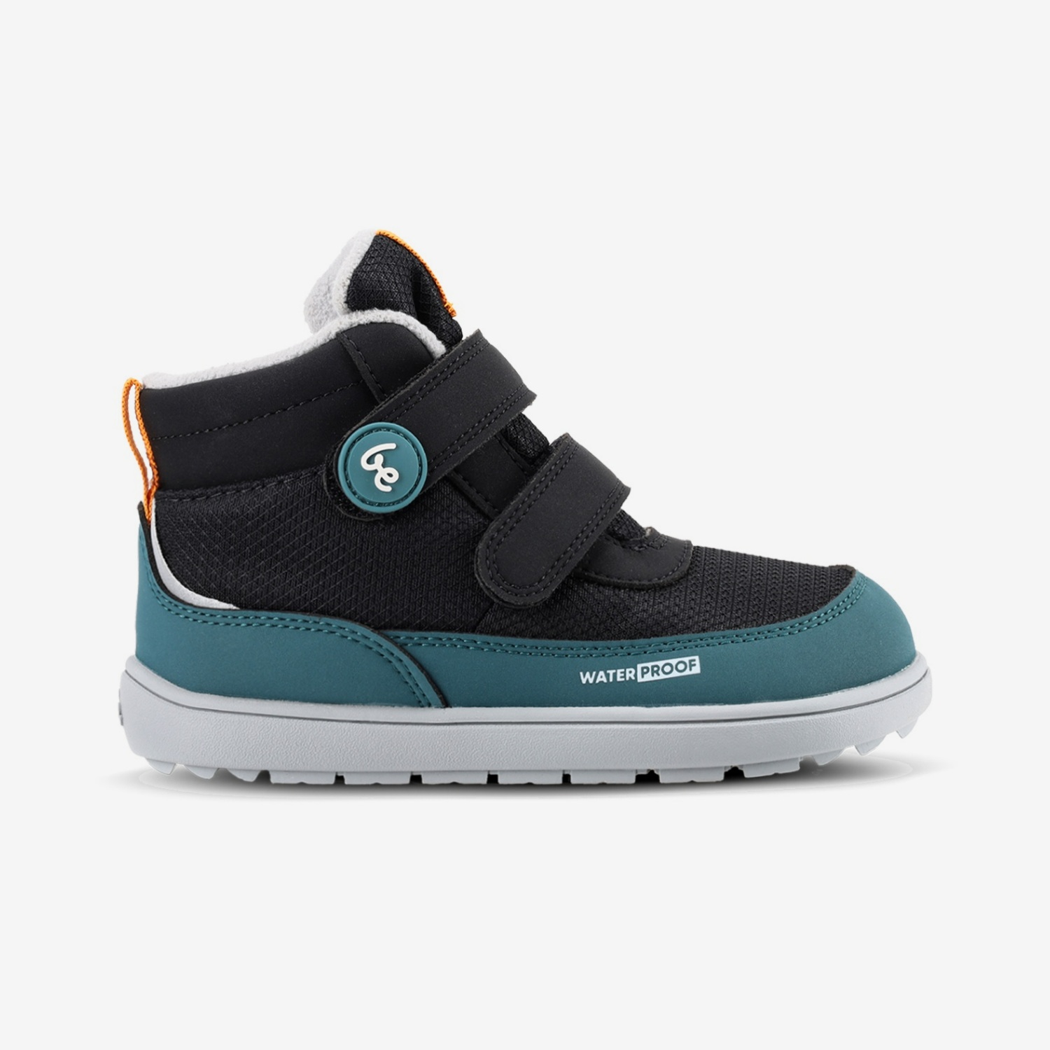 Dětské zimní barefoot boty Be Lenka Zippu Kids - Black & Green